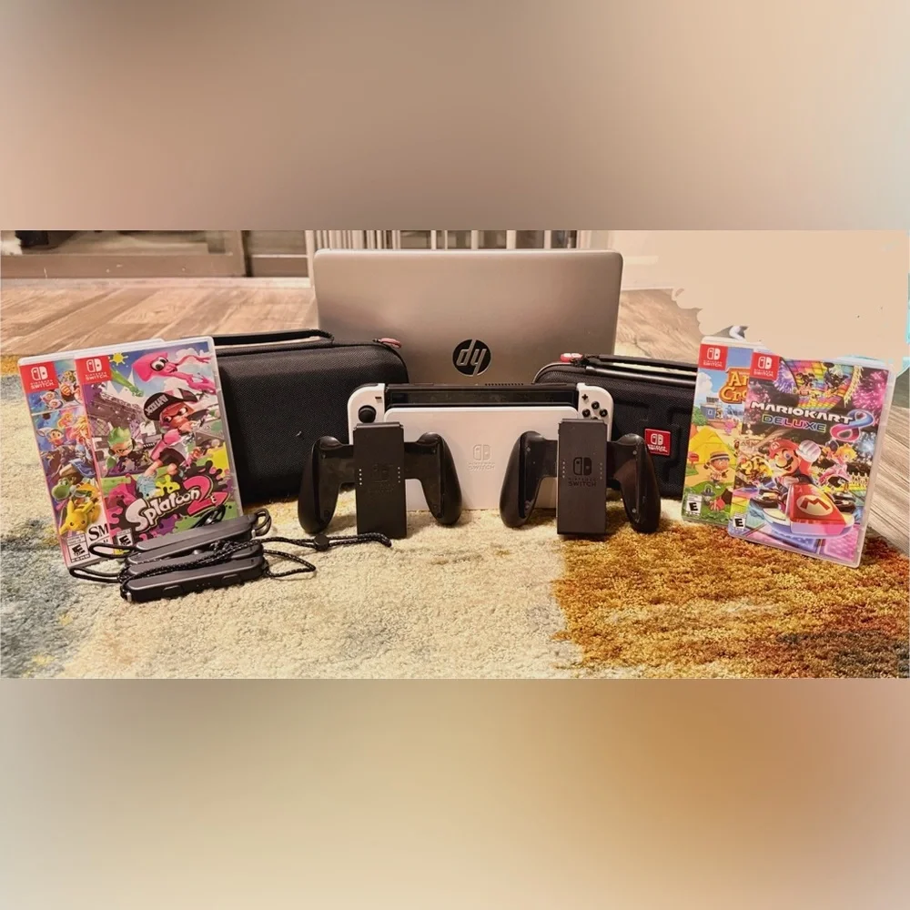 Looking to Trade: Nintendo Switch OLED + HP Laptop for MacBook or Gaming Laptop